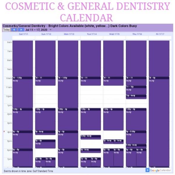 Braces Calendar